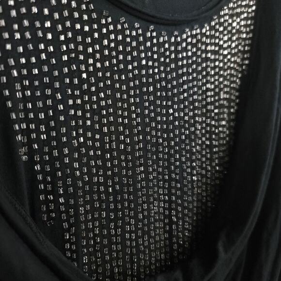 Soft Surroundings Beaded Tunic Long Sleeve Top - Picture 4 of 7